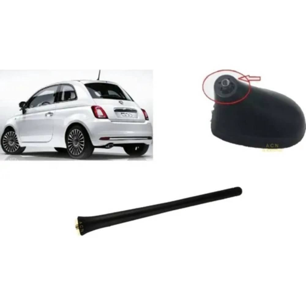 Haste Antena Fiat 500 Encaixe Redondo em Oferta na Shopee