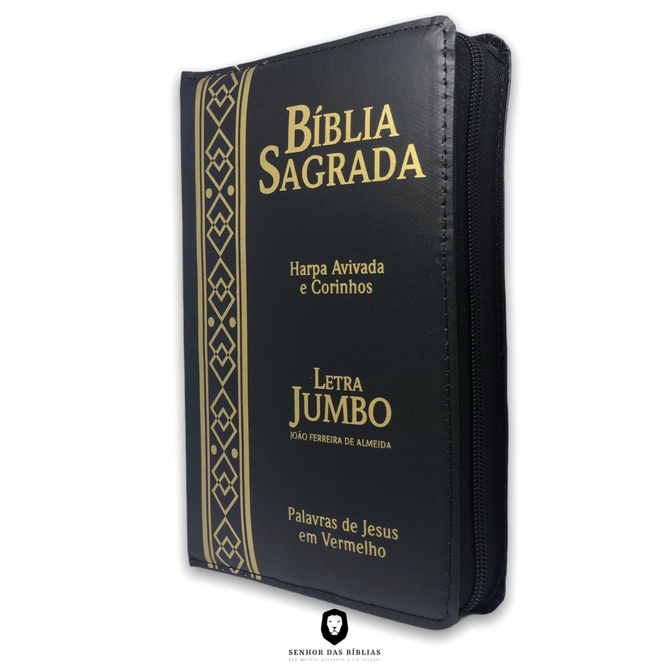 Bíblia Sagrada Letra Extragigante com índice Capa Preta Almeida