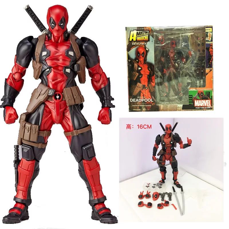 Boneco Deadpool Marvel Articulado Brinquedo Pronta Entrega | Shopee Brasil