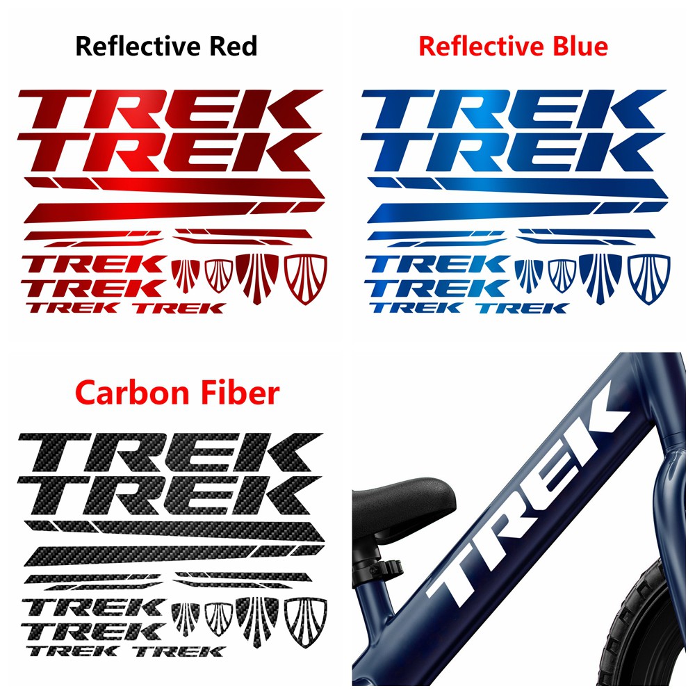 TREK Adesivo Decalque Para Mountain Bike/Road Adesivos De Vinil De Fibra De Carbono Quadro De Bicicleta Decalques De Cic
