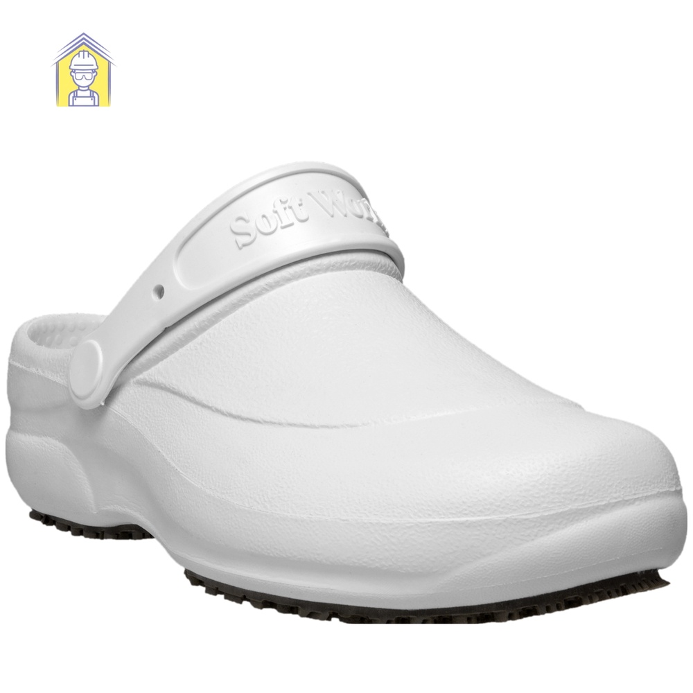 Sapato Crocs Antiderrapante em EVA Branco Cozinha BB65 | Shopee Brasil