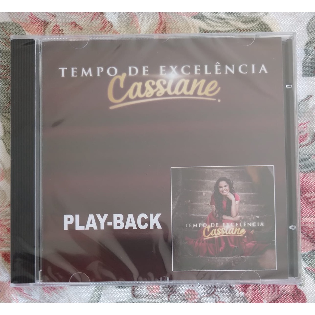 CD PLAY BACK CASSIANE - TEMPO DE EXCELÊNCIA - LACRADO