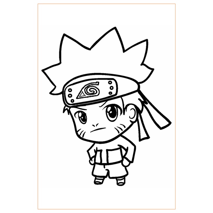 Apostila com desenhos para colorir Naruto/ pintar infantil | Shopee Brasil