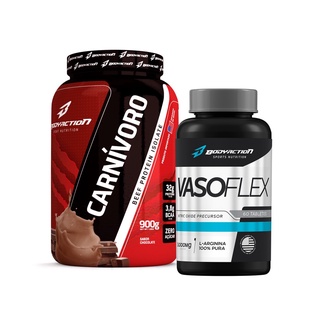 Carnivoro 900g Isolate + Vasoflex Vasodilatador - Bodyaction