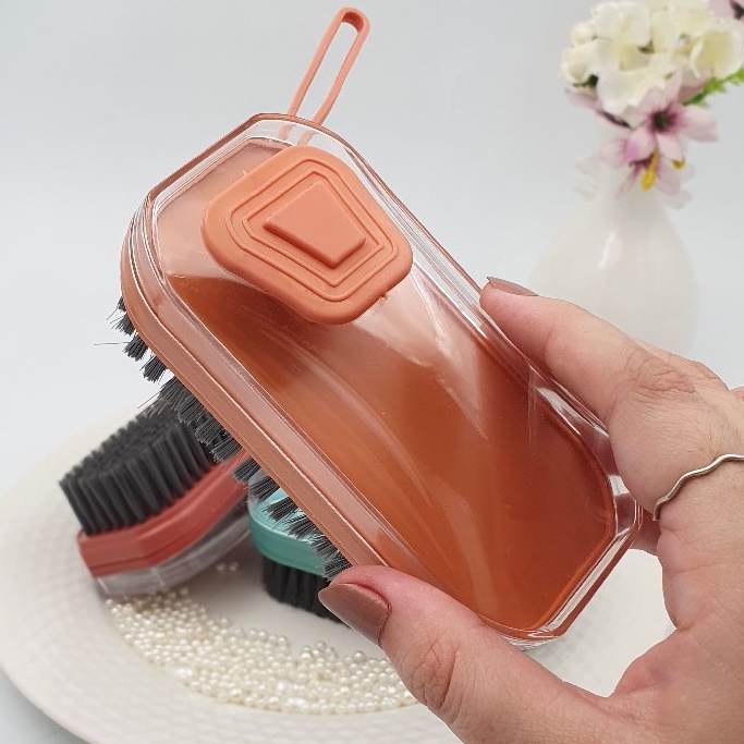 Escova Lava Louça Dispenser Recipiente porta detergente pratica limpeza pesada em Oferta na Shopee