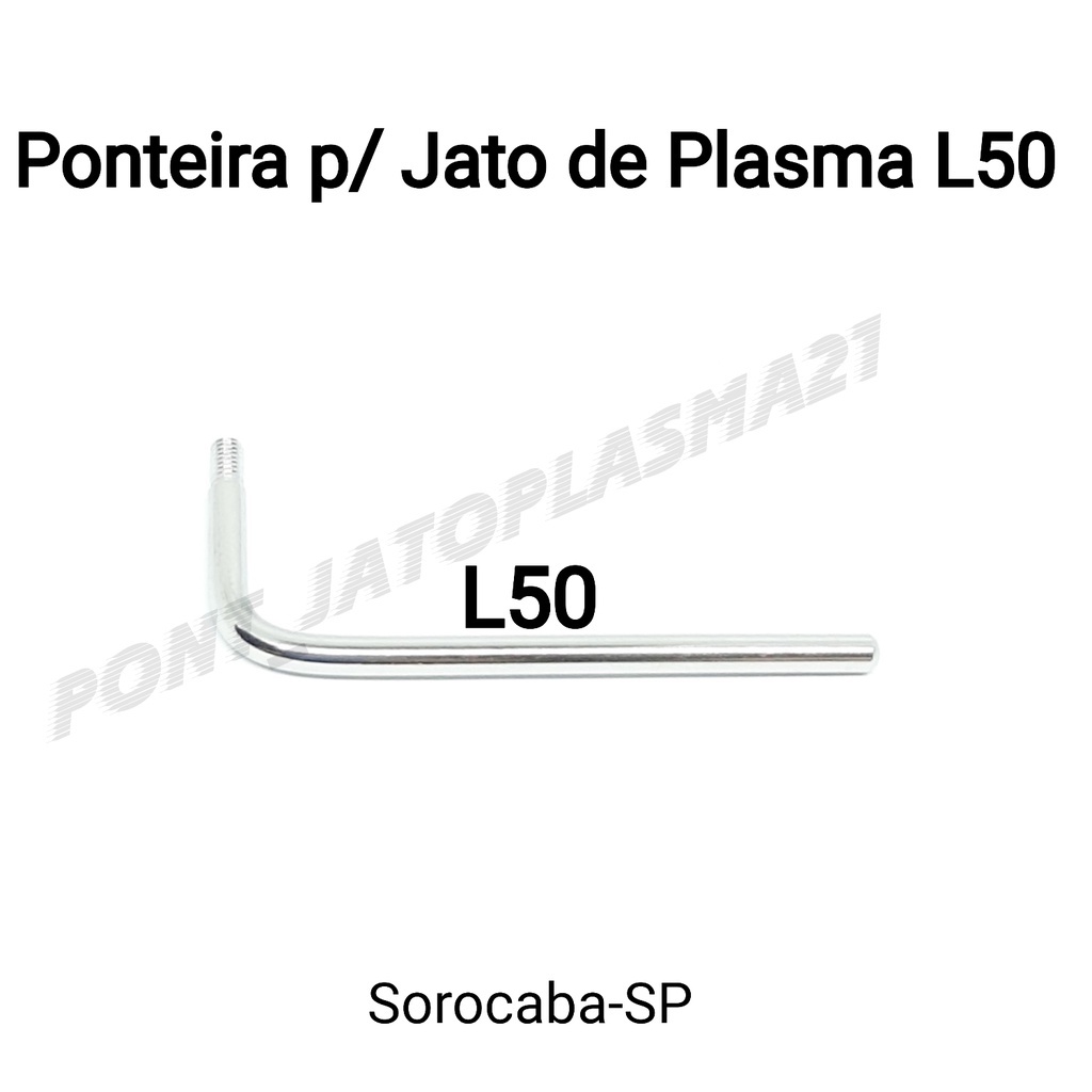 Ponteira para Jato de Plasma L50 em Inox
