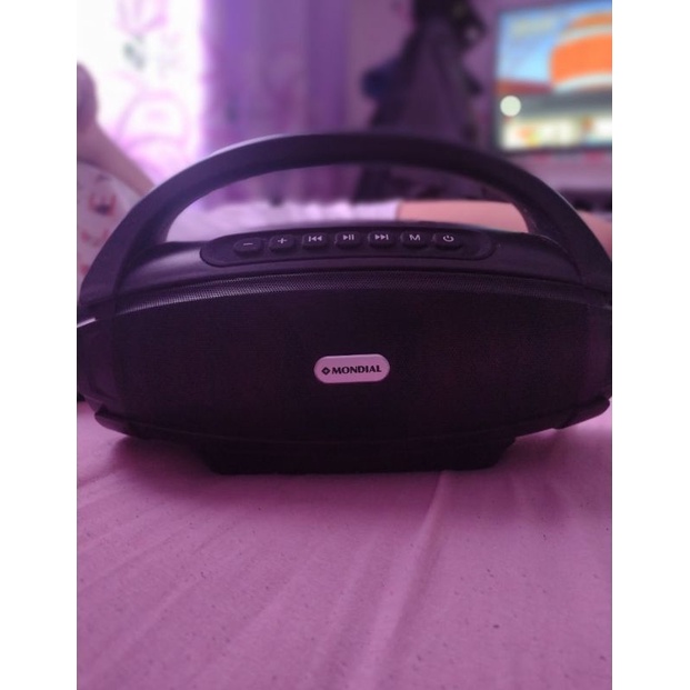 Caixa de Som Portátil Mondial Speaker Monster Sound II SK-07 com Bluetooth e USB