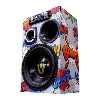 Caixa Ativa Som Bluetooth Bob Amplificada Modulo Taramps