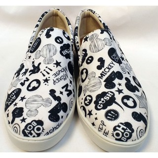 Tênis Slip On Mickey Mouse Personalizada Tênis Slip On Feminino - Tam. 33 ao 43.