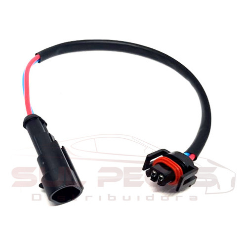 Plug Chicote Do Bico Injetor Fiat Uno Mille 01 Bico