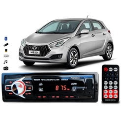Aparelho De Som Mp3 Hyundai Hb20 Bluetooth Pendrive Rádio
