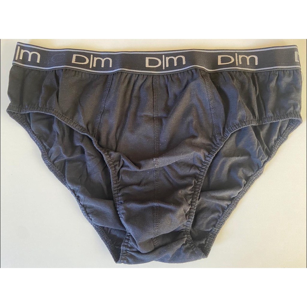 Kit com 3 cuecas slip - Algodão - Dom Marco - do P ao XGG (Tamanhos Grandes)