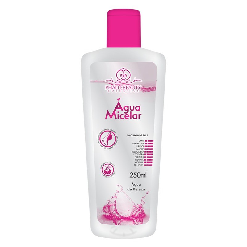 Água Micelar 250 ml PhálleBeauty PH013 em Oferta na Shopee