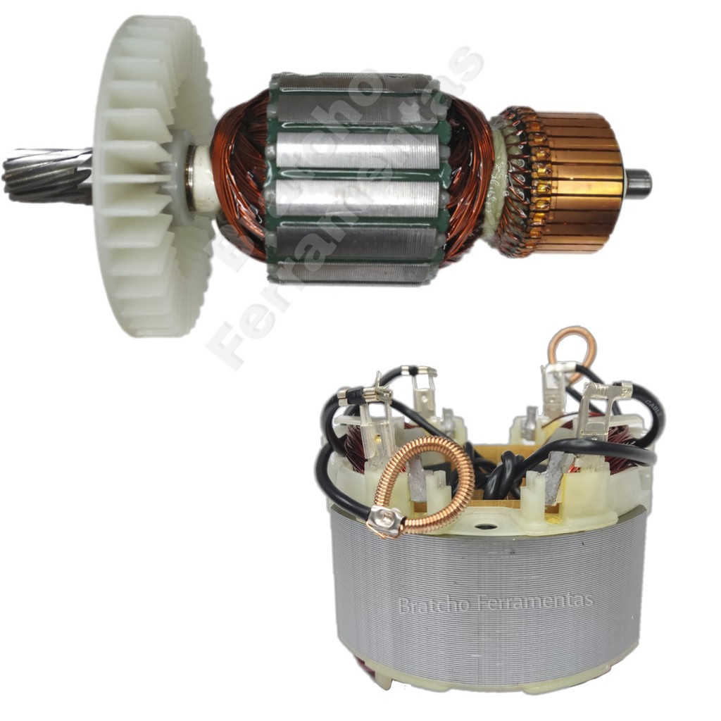 Induzido +  Bobina Compatível 5007 220V Serra Circular 5007N