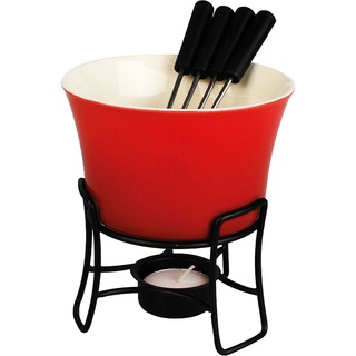 Conjunto Para Fondue Cerâmica Antiaderente 6 Peças