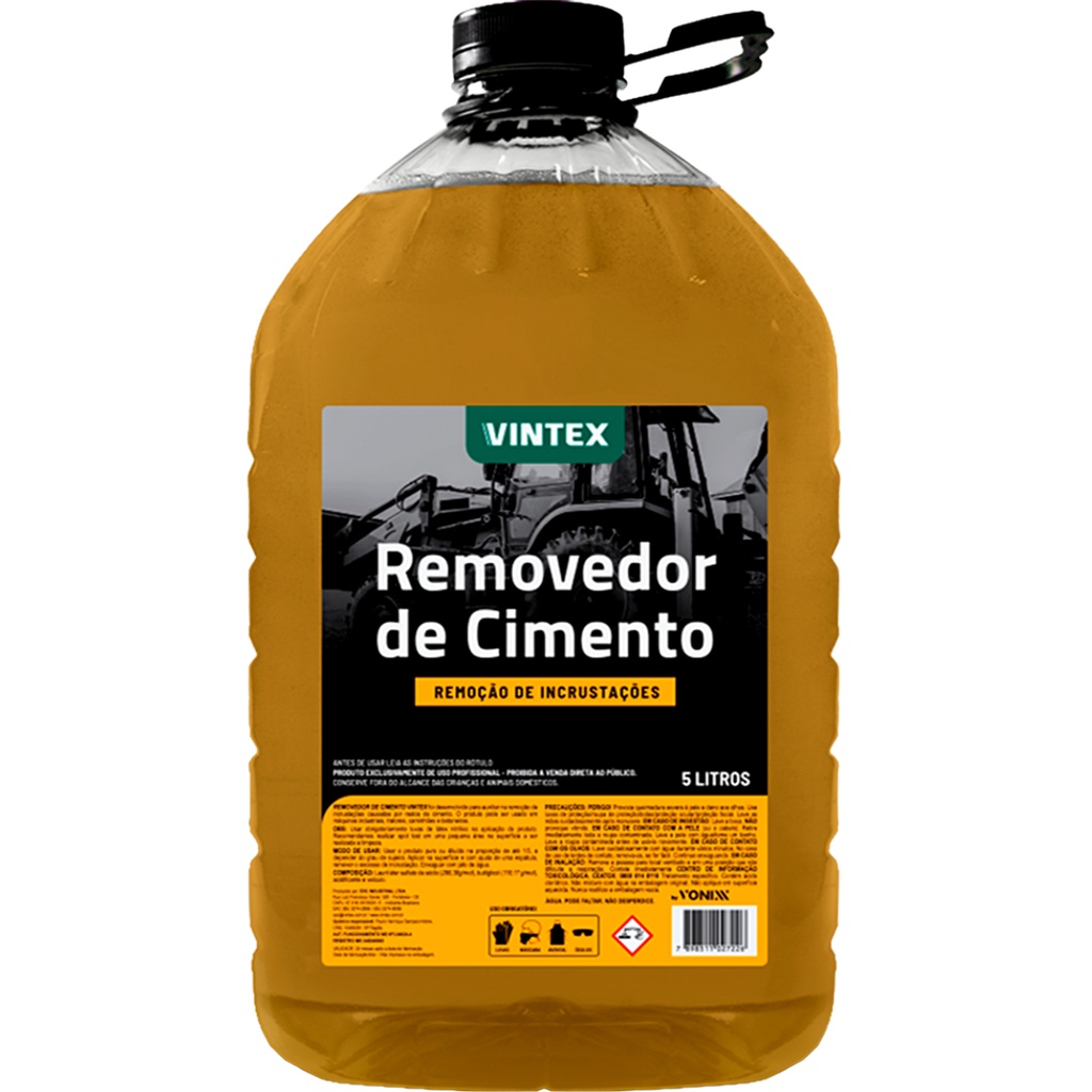 Removedor de Cimento Remoção de Incrustações 5L Vintex em Oferta na Shopee