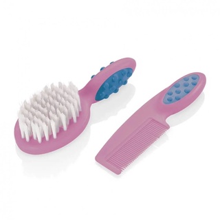 Pente e Escova para Cabelo Soft Touch Rosa BB207 em Oferta na Shopee