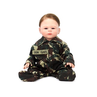 Macacão Camuflado Personalizado Para Bebê em Oferta na Shopee