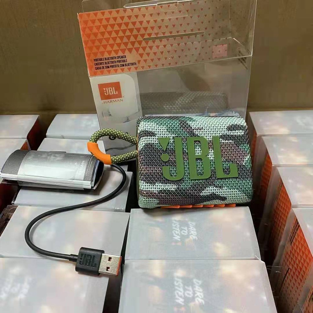 Mini Alto-Falante Jbl Go3 Sem Fio Bluetooth Portátil À Prova D 'Água Para Uso Externo