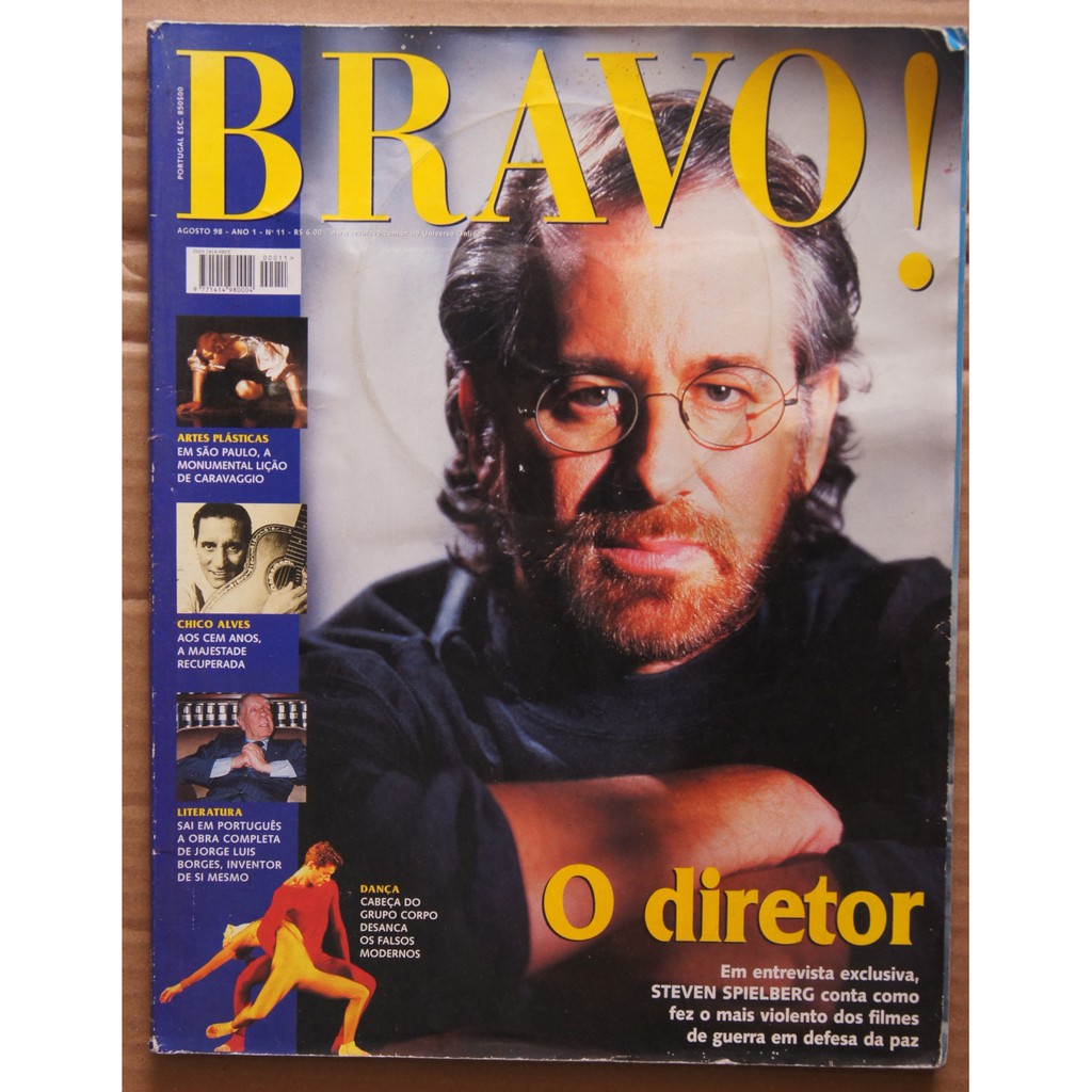 Revista Bravo Nº 11 Steven Spielberg Jorge Luís Borges