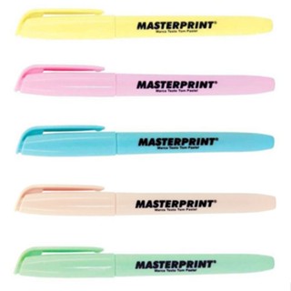 Kit 5 Canetas Marca Texto Tom Pastel Masterprint - Cores Variadas em Oferta na Shopee