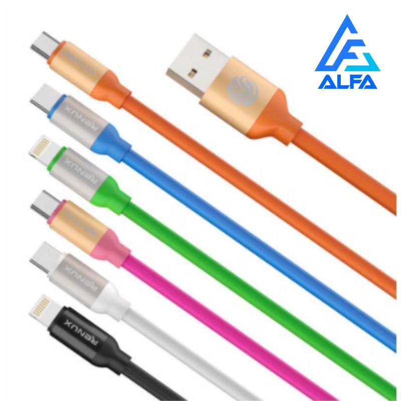 Cabo Carrega Macaron Usb Dados Turbo Celular V8/ tipo c/ IPHONE Todas Marcas 1.2m