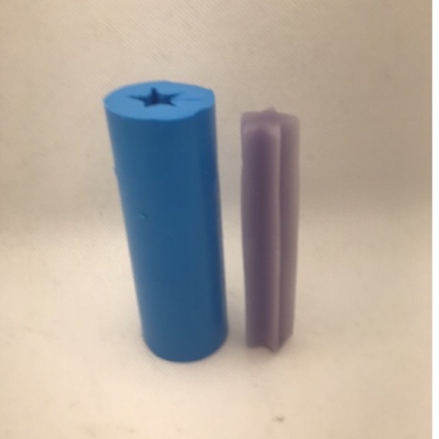 Molde de silicone - Extrusora Estrela P Sabonete Vela Resina Biscuit Gesso Organite
