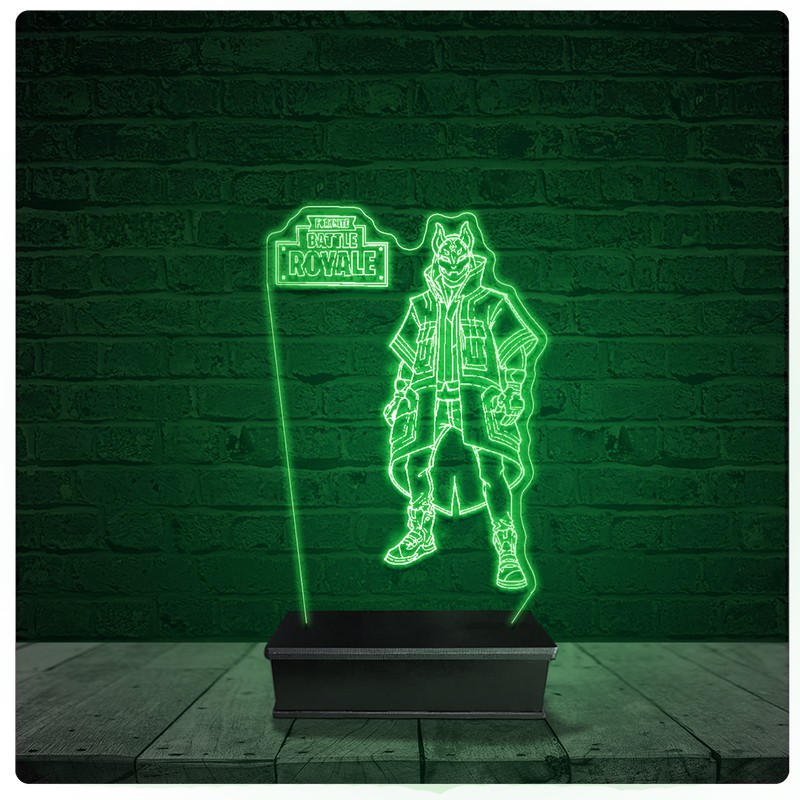 Luminária Abajur Acrílico Led - Fortnite Jogo 06