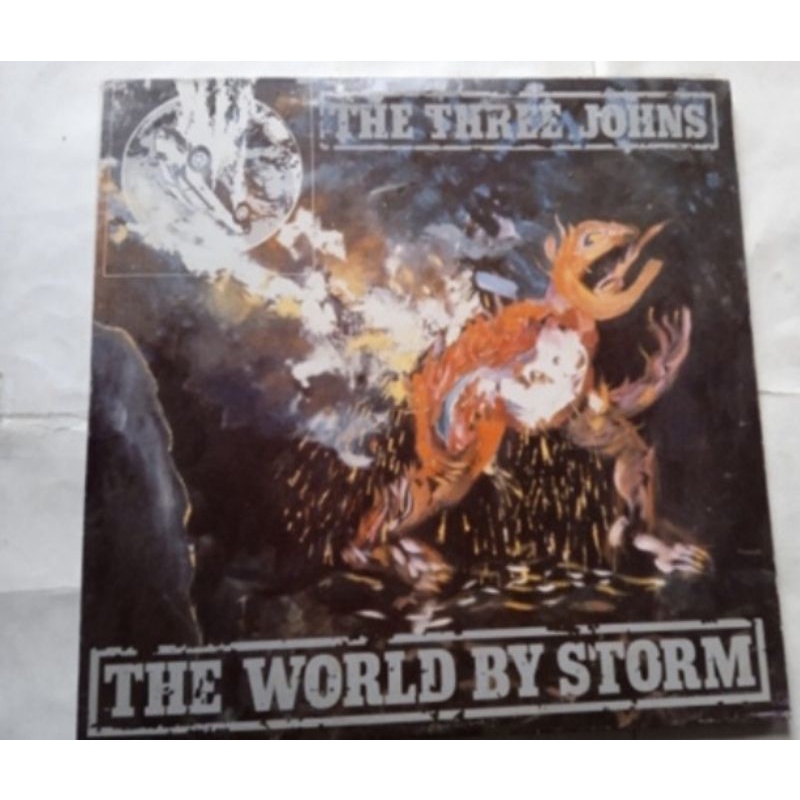 LP the three johns world by storm com encarte perfeito estado vinil e capa