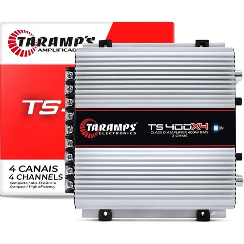 Amplificador módulo Taramps Ts400 Ts 400 X4 400 Rms 4 Canais