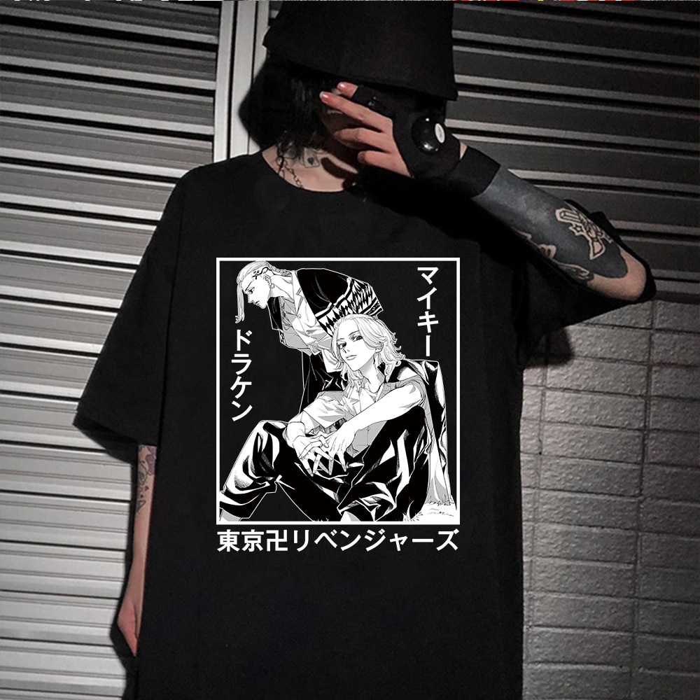 CYPUNK Camiseta masculina Darken Tokyo Revengers, Mikey Toman