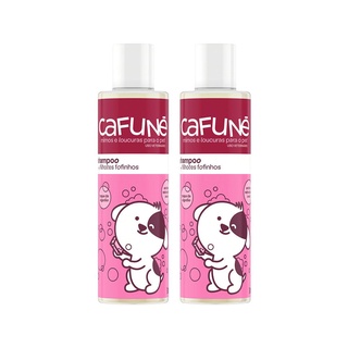 Kit com 2 Shampoos Cafuné Uso Veterinário Filhotes Aveia 300ml