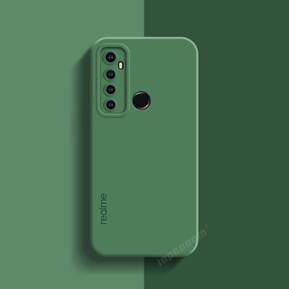 Capa De Silicone Líquido Original Realme 5i 5S 5 6i 9i 9 Pro Plus C3 C31 C35 C21Y C25Y C25Y C12