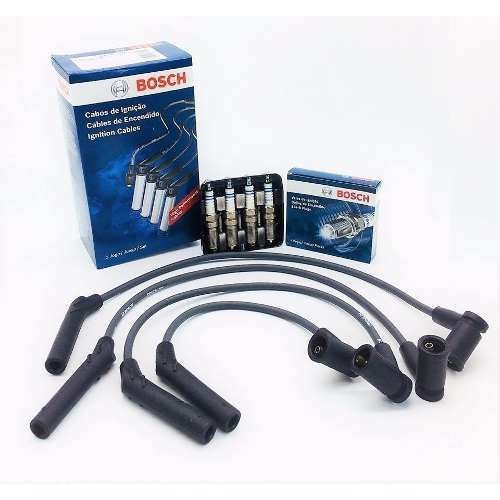 Jogo Cabo E Vela Bosch Ecosport 2009 Original Bosch Novo
