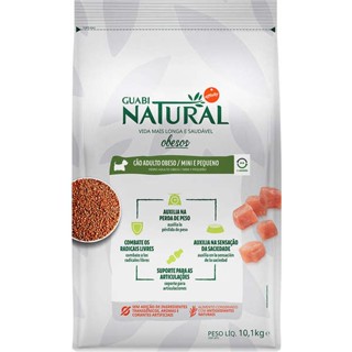 Ração Guabi Natural Frango para Cães Adultos Obesos Raças Mini e Pequeno Obesidade 10KG em Oferta na Shopee