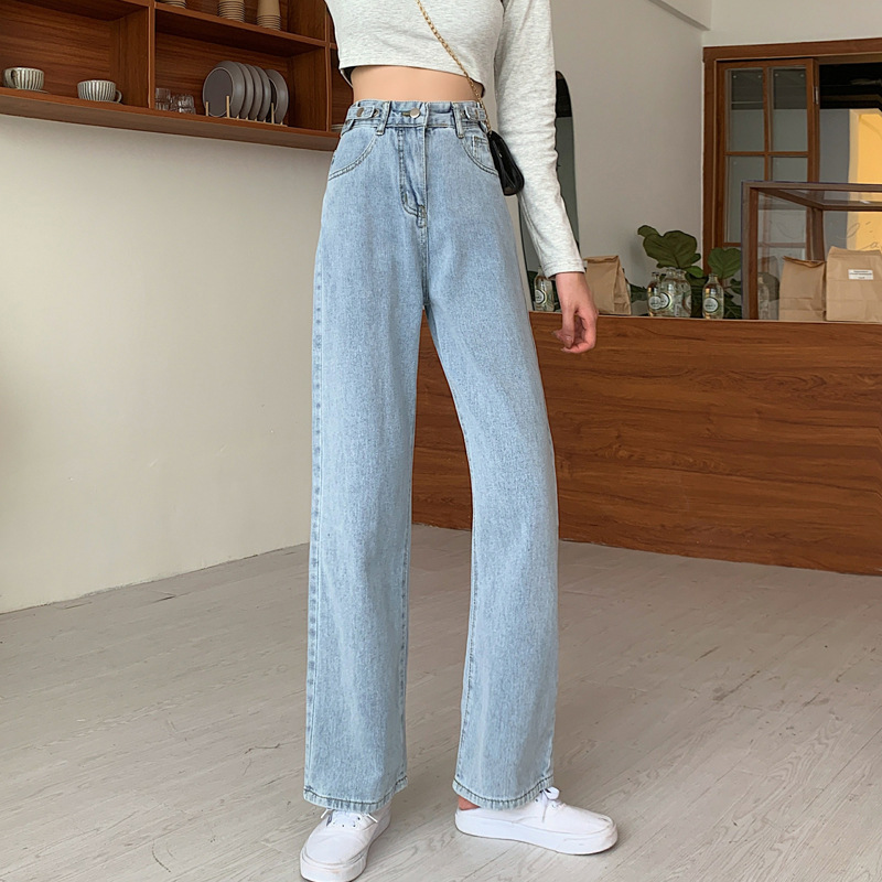 calça jeans solta feminina
