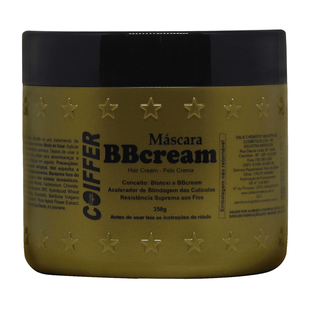Máscara Bbcream Coiffer 350g Blindagem Dos Fios