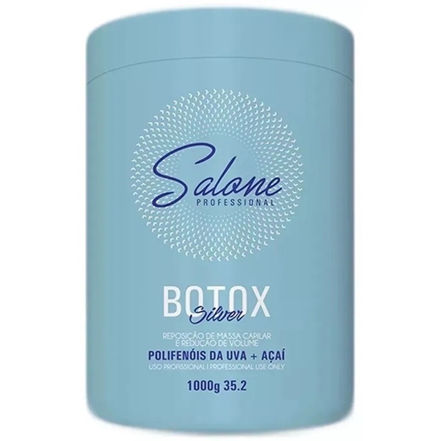 salone professional btox silver resposiçao massa capilar 1000g btx redutox