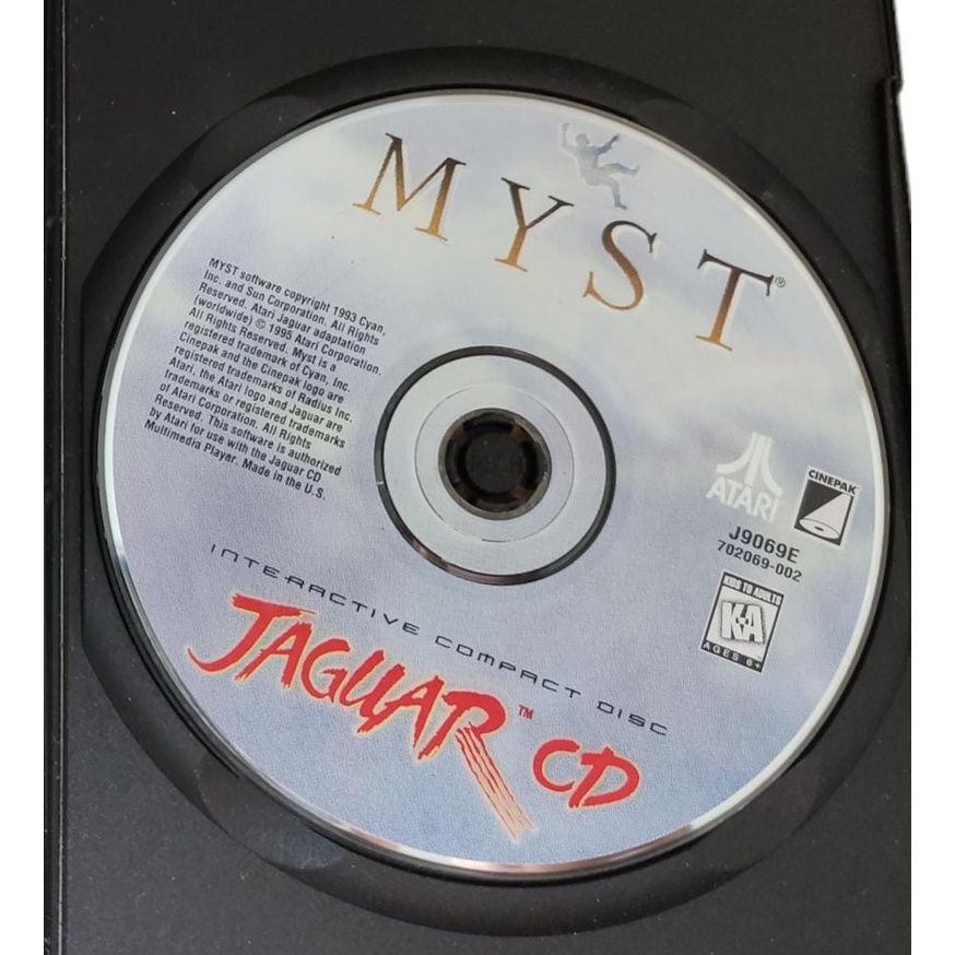 Myst Para Atari Jaguard Cd Original Pronta Entrega