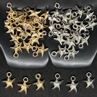 Pingente Estrela do Mar ABS 15mm Pacote com 24un DIY Bijuterias