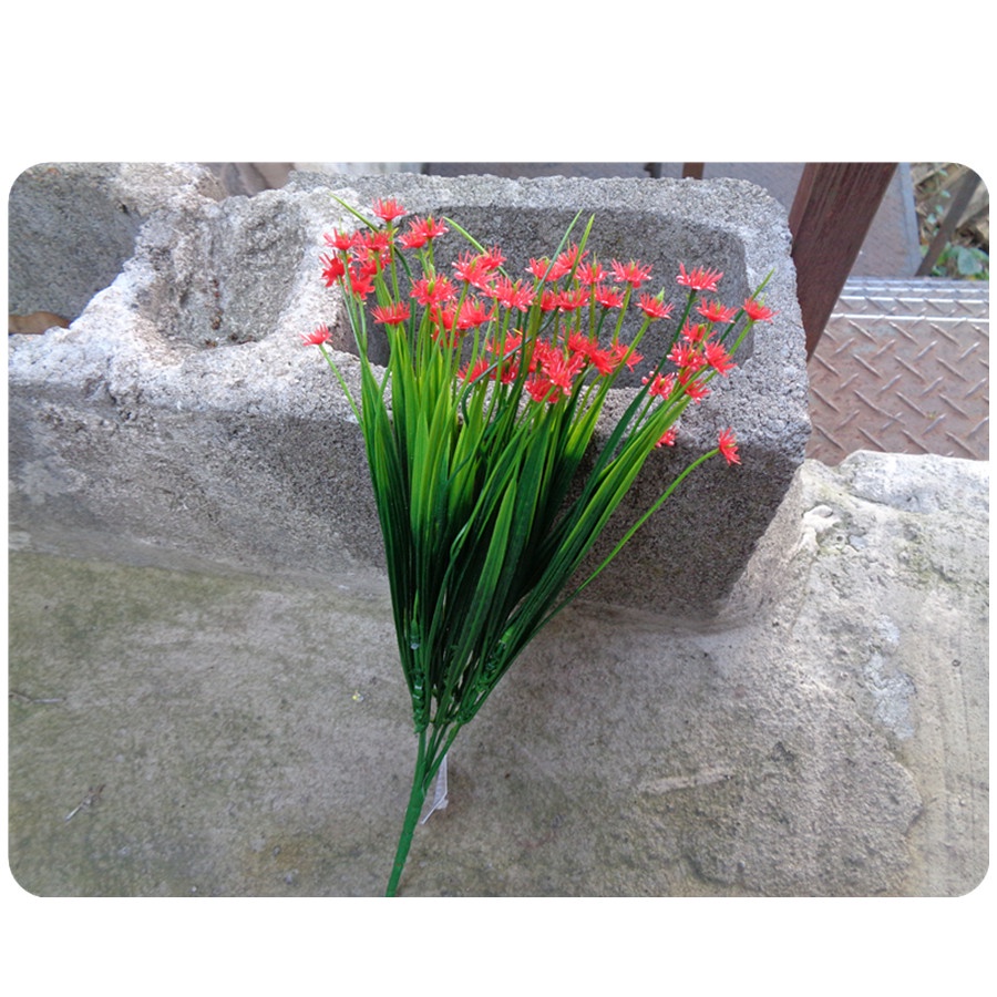 Buquê Flor Artificial Capim Para Decoração muito bonito em Oferta na Shopee