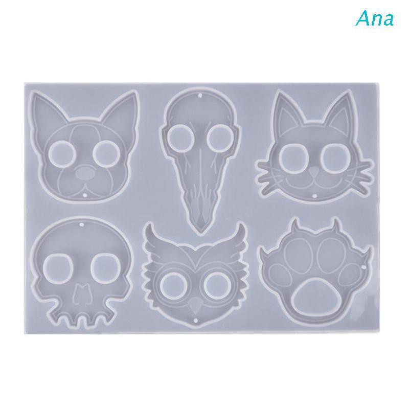 Ana Self-Defense Keychain Resin Mold Animals Portable Keychain Anti-Wolf  Weapons Epoxy Casting Silicone Mould Jewelry Tools | Shopee Brasil