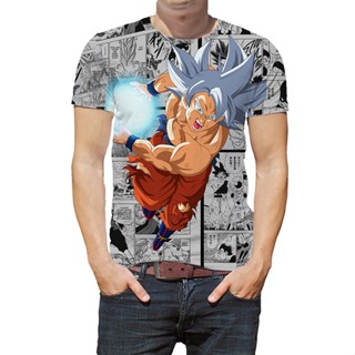 Camisa Camiseta de Animes Goku mangá Drabonball Kamehameha em Oferta na Shopee