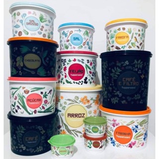 Linha Floral Tupperware® Tupper Caixa de Mantimentos em Oferta na Shopee