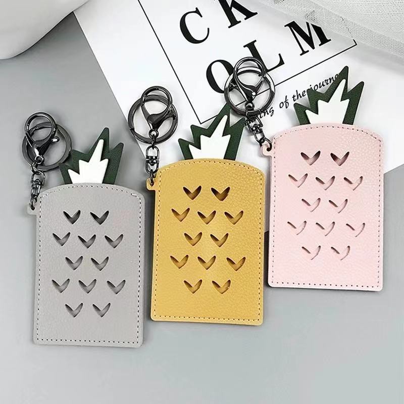 CHAVEIRO ABACAXI PORTA CARTÃO em Oferta na Shopee