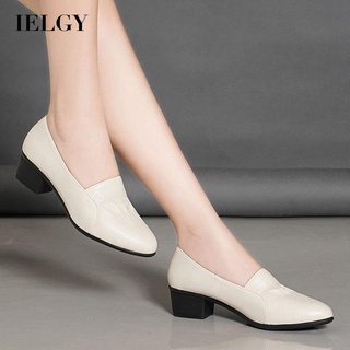 Mocassins Femininos De Couro Macio IELGY Sapatos Planos Confortáveis Para Mulheres