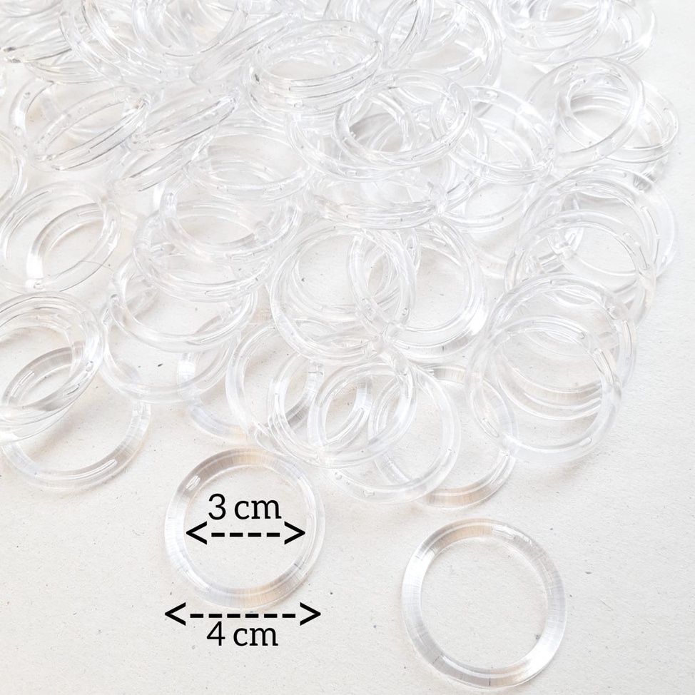 10 Argolas anel Nº30 para Porta Guardanapo 40mm Mesa Posta e artesanatos em geral em Oferta na Shopee