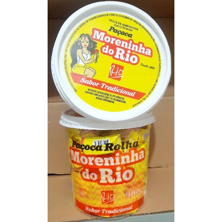 Paçoca Rolha embrulhada Moreninha do Rio 70 Unidades