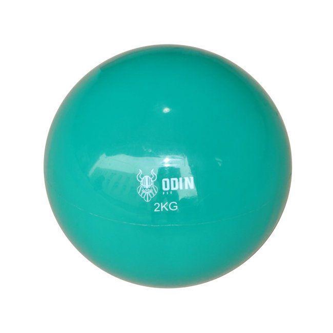 Bola tonificadora Tonning Ball Bola de Peso 2kg Odin Fit em Oferta na Shopee