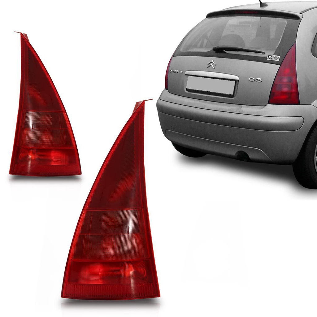 Lanterna C3 2007 2008 2009 2010 2011 2012 Rubi em Oferta na Shopee